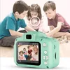Kids Camera Baby Mini Digitalkamera Xmas Cartoon Cam 8mp SLR Camera Leksaker Födelsedaggåvor 2 tums skärm Ta foto Retail Box B7366