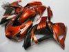 Injektion Kinesisk Fairings Kit för Kawasaki Ninja ZX-14 2006 2007 2008 ZX14R 06 07 08 ZX-14R Red Golden Sport Motorcykel Fairing Bodywork