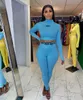 Kvinnor Sätter Summer Tracksuits Slim Brev Skriv ut Skinny Crop Tops + Byxor Suit Two Piece Set Night Club Outfits 2 st Street