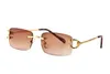 Occhiali da sole Occhiali da sole sportivi rossi moda per uomo Occhiali unisex in corno di bufalo Occhiali da sole da donna senza montatura Occhiali da vista con montatura in metallo oro argento Lunette Dr6g