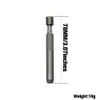 Grand métal One Hitter Bat Pipes w / Spring 78MM Aluminium Fumer Pirogue Sans Porte-Tuyau De Tabac Accessoires Grinder Vente En Gros