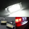 Livraison gratuite sans erreur 2 pièces 12V 18 LED 6000k lampe de plaque d'immatriculation pour Toyota/Camry/Yaris/Ford/hybride