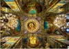 Melek Tavan Avrupa Lüks Klasik Üç Boyutlu Çatı Tavan Sanatı Duvar Vural 3D Duvar Kağıdı 3D Duvar Kağıtları TV Backdro3266106