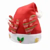 Festival miúdos Boneco de neve alces lantejoulas partido chapéu chapéus de Papai Noel Longo Plush pano de Natal Criança férias Xmas gorros cap 150pcs T2I5556