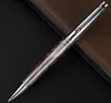 Monte Mount Pen Carbon Fiber Pen Material Crystal Writing Gel Roller Ball Point för Business School119331316