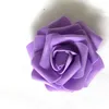 8cm Konstgjorda Rose Blommor Heads 100pcs / Lot Pe Skum Hem Bröllopsinredning Blomma Scrapbooking DIY Tillbehör