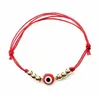 20 sztuk / partia Lucky Kabbah Red String Hamsa Bransoletki Niebieski Turecki Zły Oko Charms Kobiety Handmade Fatima Przyjaźń Biżuteria