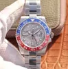 116710 Montre de Luxe 2836 Movement Red and Blue True Ceramic Bezelレーザー彫刻