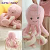 40/60 / 80 cm Leuke Octopus Pluche Kussen Gevulde Mooie Oceaan Dolls Home Decor Geschenken Sofa Kussen Baby Kinderen SOPEER Toys T191019