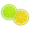 Silicone dab mat nonstick mats fiber pad lemon shaped bakeware pads heat resistant for dry herb cigarette242V