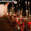 Nuovo stile Wedding Aisleway oro mentale, Wedding Walkway Crystal Stand Pillar, pilastri walkay per matrimoni best01133