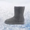 Hot Sale-boots for women chestnut black blue pink coffee designer snow fur boot womens ankle knee shoes