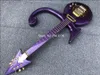 Diamond Series Prince Love Symbol Metallic Purple #2 Electric Guitar Floyd Rose Tremolo, Gold Symbol Inlay Dream Guitar By Jerry Auerswal