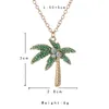 S1611 Bijoux de mode Flamingo Ananas Collier Pendant Coconut 2096552