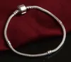 Factory Wholesale 925 Charm Sterling Silver Bracelets 3mm Snake Chain Fit Pandora Bead Bangle Bracelet Jewelry Gift For Men Women