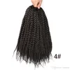 Crochet Braids Hair 14 Inch Long Braids Synthetic Hair Extensions 80gpcs Full Head7833258