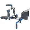 Freeshipping DSLR Rig Stabilizer Stabilizer Mount Rig + Caixa Matte + Siga Foco + DSLR CAGE para Canon 5D2 5D3 5DIII 5DIV Video Camcorder