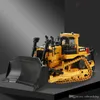 HN Diecast Heavy Duty Bulldozer Alloy Model Toy, Crawler Earthmover, 1:50 Engineering Truck, Ornament Xmas Kid Birthday Boy Gift,Collect,2-2