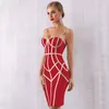 فستان سهرة yousef aljasmi bodycon v-neck الأوروبي والأمريكي للرياح المشاهير الحزب اللباس السباغيتي حزام رفيع تنورة نادي مثير