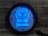 01 Jagermeister التطبيق RGB LED ضوء النيون علامات ساعة الحائط