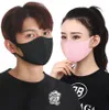 Maschera di seta di ghiaccio Bambini Adulti Antipolvere Lavabile Riutilizzabile Copri bocca per il viso Maschere per il viso per sport all'aria aperta con pacchetto sacchetto del opp OOA8176