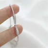 Groothandel-Nieuwe 100% 925 Sterling Zilveren Armband Box Chain Verstelbare Bal Kwastje Zirkoon Strik Armbanden Voor Vrouwen Studenten