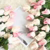 Length 56cm real touch artificial silk rose bud simulation rose flower home decor wedding hand holding bride fake wreath bouquet