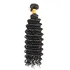 Wholesale 10pieces/lot Deep Wave Bundles Hair Extensions Curl 10-28inch 10pieces Natural Color 100% Human Hair Wefts