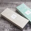Kvadratisk presentförpackning Foldbar Kraft Paper Tea Drawer Candy Snack Smycken Förpackning Födelsedag Party Present Wrap