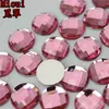 Micui 200PCS 12mm Round Crystal Flatback Mix Color Acrylic Rhinestone Glue On Strass Crystals Stones Gems No hole For Jewelry Craf280K