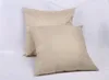 4040cm Blank linen pillow cover for heat transfer printing solid color sofa throw pillowcase blank sublimation pillow cases cover7531440