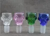 hookah Color pastern bone head. Wholesale Glass bongs Oil Burner Glass Water Pipes Rigs Smoking