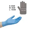 AMMEX 100ピース/箱の使い捨て可能なニトリル手袋洗浄洗浄のための耐摩耗性の穿刺手袋の洗浄の安全清掃使い捨て手袋