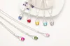 Wishing Bottle Jewelry Heart Pendant Necklaces Fashion Crystal Sparkle Stone Sautoir for girls Sale GD8