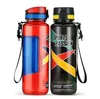 500ml uzspace esporte garrafas de água grande capacidade macho portátil portátil creativo tendência chaleira sala de fitness espaço plástico BPA grátis