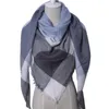 FashWinter Scarf Fashion Women Scarf shawls Luxury Plaid Cashmere Scarves Women Triangle Bandage Bufanda scarf wraps Wholesale 140*140*190CM