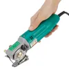 220V 65W portátil pano elétrica Tecido cortador Shears Circular Rodada KN-ife Rotary máquina de corte tesouras eléctricas