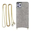 Crossbody Flash-Bohrkoffer für iPhone 13 12 11 PRO XR XS MAX Luxus Frauen Bling Glitter Rhinestone Telefon Schutzabdeckung Stoßfest Anti-Drop Dropshipping