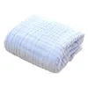 Serviette de bain en coton doux enfants serviette de bain nouveau-né bébé gant de toilette Six couches gaze lavable bébé enfants serviette de bain