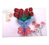 Love 3D Pop Up Cards Valentines Day Gift Carto cartello