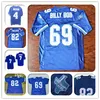 Cheap West Canaan Coyotes Varsity 69 BILLY BOB 82 Charlie Tweeder 4 Jonathan Moxon 7 Lance Harbor Blue Movie Maglie da calcio cucite