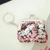 Nya Mini Sequins Hasp Mynt Plånbok Lilla Flickor Mermaid Magic Sequin Clutch Handy Purse Key Coin Bag Kort Keys Hörlurar Väskor