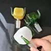 Quatro garra bolha de vidro bongs acessórios, vidro cachimbos coloridos mini-multi-cores Pipes melhor mão Colher de vidro da tubulação