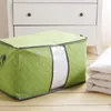 Bolsas de almacenamiento de gran capacidad Recipiente organizador de ropa para edredones de la lavandera almohadas de lavandería no tejidas debajo de la cama bolsas de almacenamiento