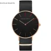 2017 New Designer Hannah Martin Mulheres Ladies Relógio Feminino Mens Top Brand Luxuja Moda Rosa Casual Quartz Nylon Watches7223985