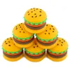 Newest hamburger container Silicone Containers smoking pipe burner Jars Wax Concentrate 5ML Mini box held small Jar for herb Non-stick