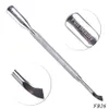 Full Beauty 1pcs Stainless Steel Nail Art Remover Spoon Double Side Pusher for Dead Skin Manicure Pedicure Tool CHFB26-40