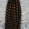 Ludzkie włosy do oplatania luzem Brak załącznika 100g Kinky Afro Włosy Włosy 25cm-65 cm Mulk Afro Kinky Kręcone oplatanie włosów