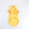 DHL chaud mode chien polos pour printemps été coloré vêtements pour animaux de compagnie matériau poromérique pour petit bébé animal de compagnie lavage facile prix usine E35W