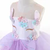 Le neonate vestono i bambini TUTU pizzo Tulle abiti da principessa estate dei cartoni animati Boutique bambini Vestiti 6 colori C4022